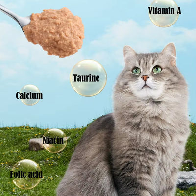Populair ingeblikt natte kattenvoer met maatwerk 85 g voor puppy kitten