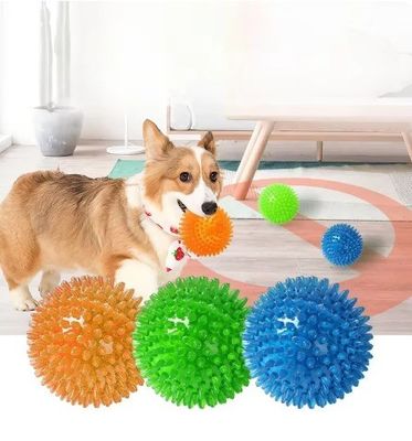 TPR Schreeuwende tandreinigende bal Speelgoed voor honden voor tandtraining en kauwen