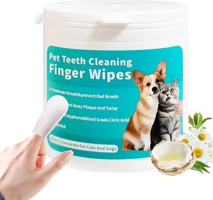Gemakkelijke en zachte reiniging Custom Logo PET Tanddoeken met natuurlijke ingrediënten