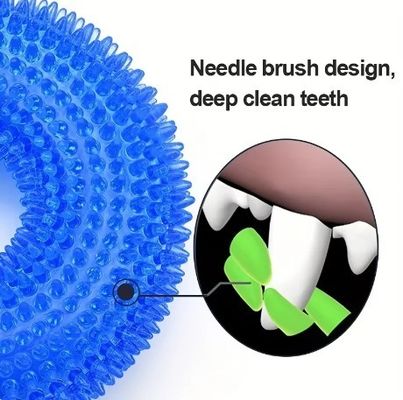 Interactief kauw speeltje voor huisdieren Squeaky Bite Resistent Barbed Tooth Reiniging Speeltje voor honden