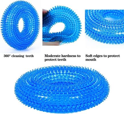 Interactief kauw speeltje voor huisdieren Squeaky Bite Resistent Barbed Tooth Reiniging Speeltje voor honden