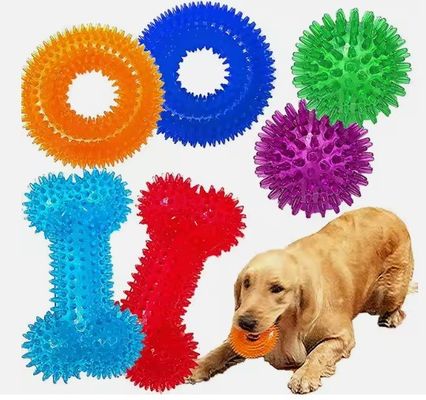 Huisdieren TPR Honden gestoken bot Stem Resistente Molar Tand Reiniging Interactieve huisdieren speelgoed