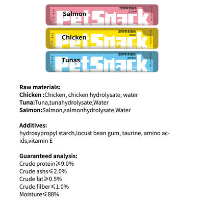 Hoofdbestanddeel tonijn 15 g/pcs Katten snacksticks voor voedings- en calciumsupplement