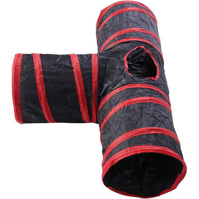 Veilige en duurzame vouwbare troeteldier tunnel polyester uitbreidbare katten speel tent interactief speelgoed