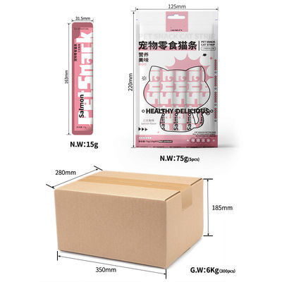 Hoofdbestanddeel tonijn 15 g/pcs Katten snacksticks voor voedings- en calciumsupplement