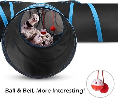 Veilig en duurzaam 3 Way 4 Way 5 Way Cat Tunnel Toy met het voordeel van zacht milieuvriendelijk