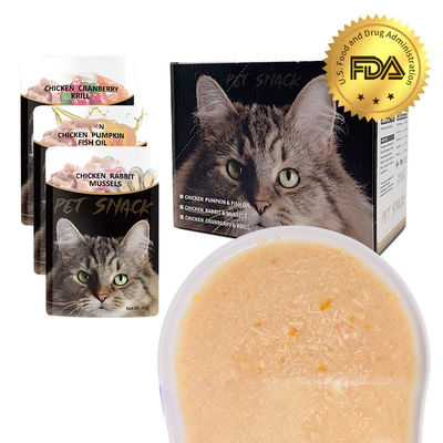 Gezonde en heerlijke kippenborst natte kattenvoer voor huisdieren Kattenfavoriet