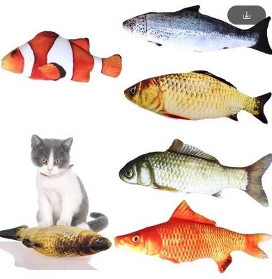 Catnip Plush Elektrisch verplaatsbaar vis-katten speelgoed voor duurzame en interactieve speeltijd