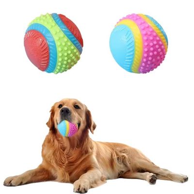 Gepersonaliseerd logo Acceptabel speelgoed voor huisdieren Onvernietigbare hondentennisbal voor buitensporten