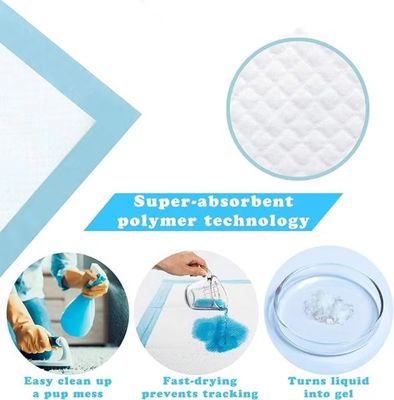 Snelle drogende wegwerphondtrainer plassen onder pad met duurzaam materiaal