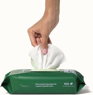 OEM aangepaste huisdier reiniging natte doekjes private label voor 100% biologisch afbreekbare verzorging