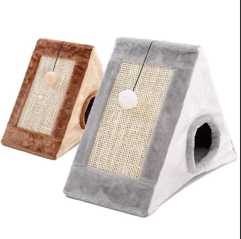 Cat Scratcher Tree Cat House Interactieve speelgoed met fun play functie Sisal Plush materiaal