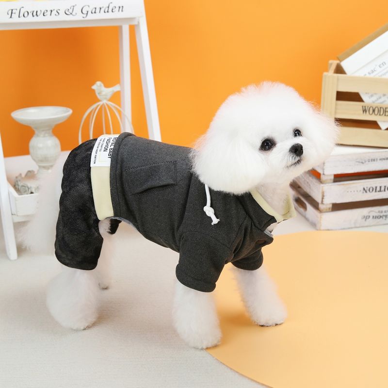 Klassieke brei- en kleding voor huisdieren Hoodie van wol voor honden Soft sweater kleding voor kleine honden in de winter