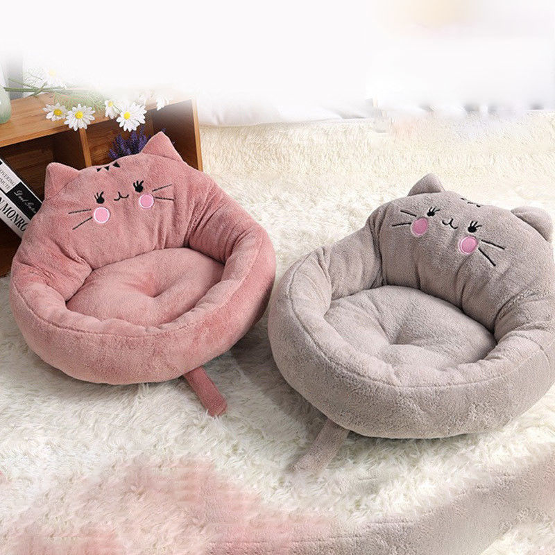Comfortabel, milieuvriendelijk, kort, wasbaar kattenhuis voor kleine chihuahua's