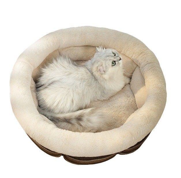 Sofa voor huisdieren Ronde donut kussen bed voor katten of kleine honden Anti-slip waterbestendig
