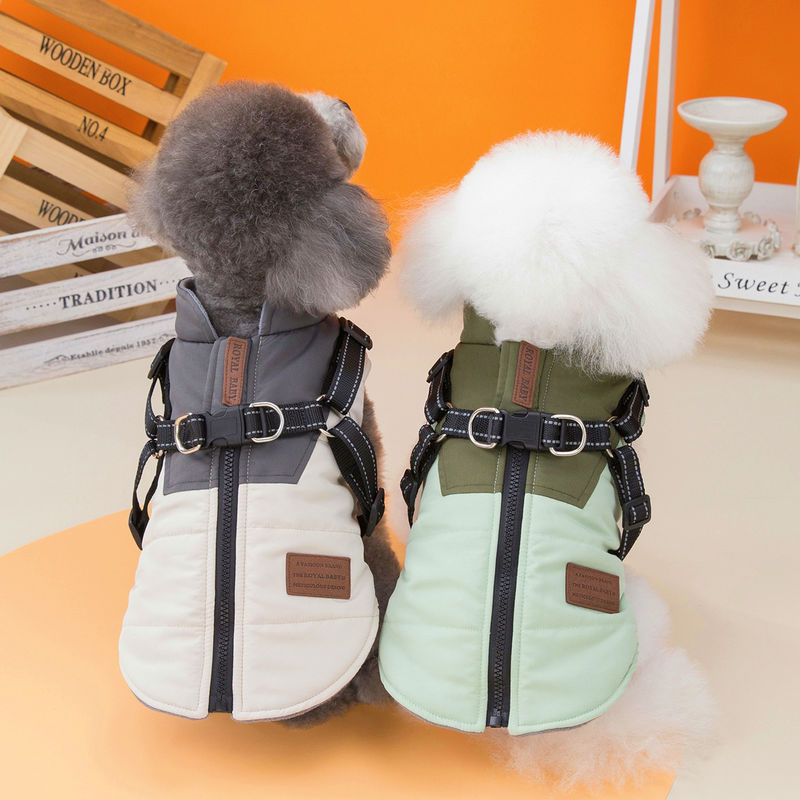 Functie Warm Comfortabel Waterdicht TurtleNeck Hond Winterjas voor kleine middelgrote honden
