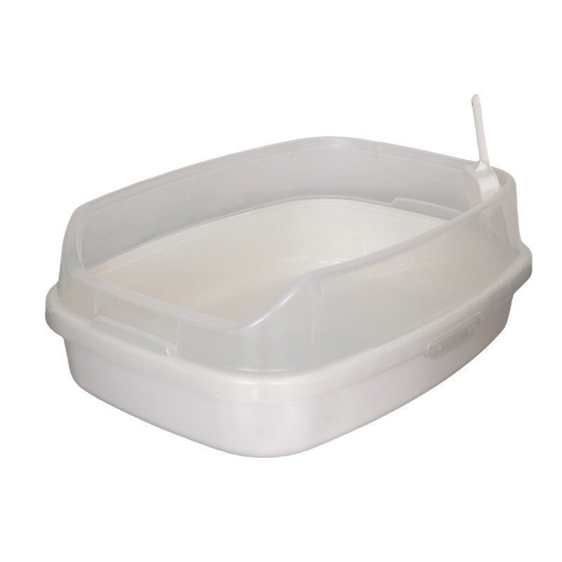Hoge zijkanten en scoop cat litter box customization service voor gemakkelijke reiniging