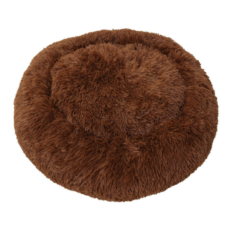 Hond Kat Huisdier Bed Fluffy Plush Huidvriendelijk Quilted PP Cotton Candy gekleurde Ronde Huisdier Sofa