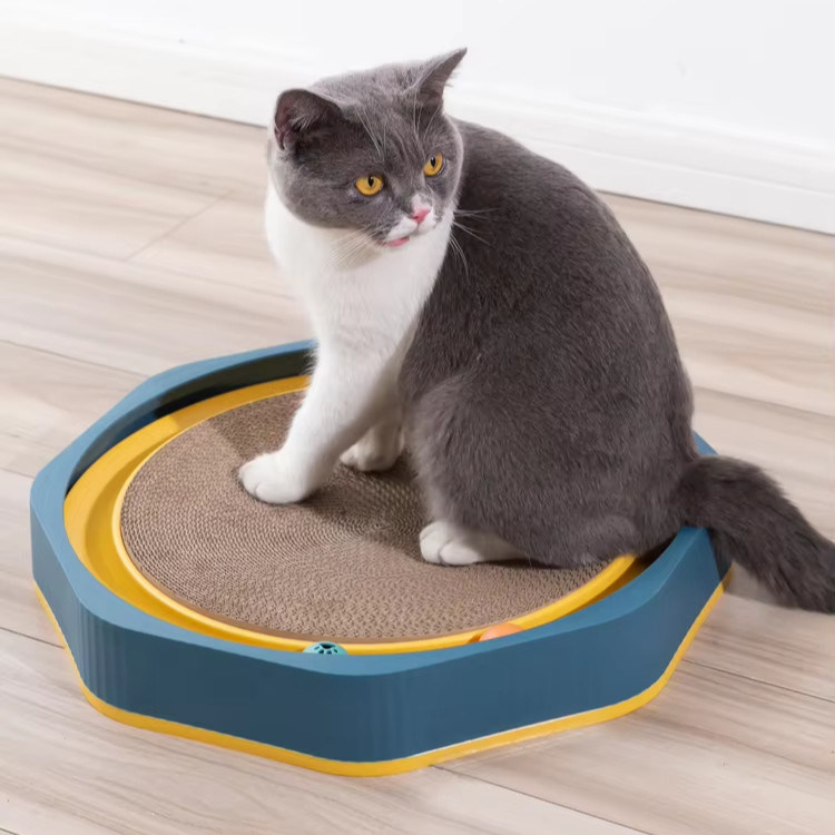 Cat Scratching Board Geaffineerde kartonnen doos Huisdiermeubelbeschermer voor speelgoed Type Cat Toy
