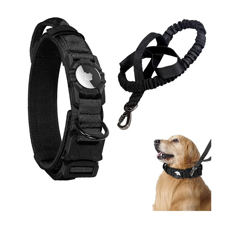 Gepersonaliseerde GPS Tracker Air Tag Hondenkraag met verstelbaar Nylon en Heavy Duty Design