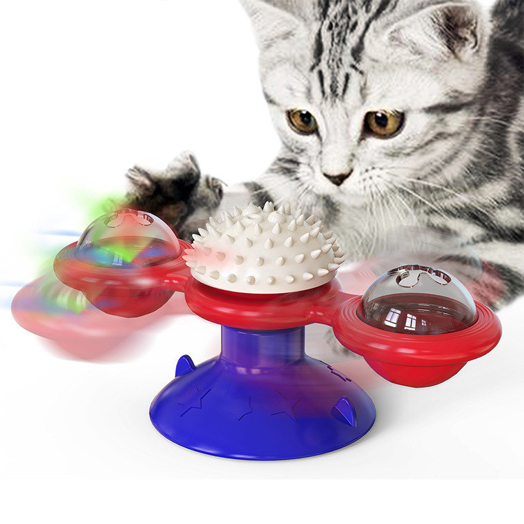 TPR-voedselverdeler Interactief kattenspeelgoed Design huisdier speeltje voor binnenkatten ABS-materiaal