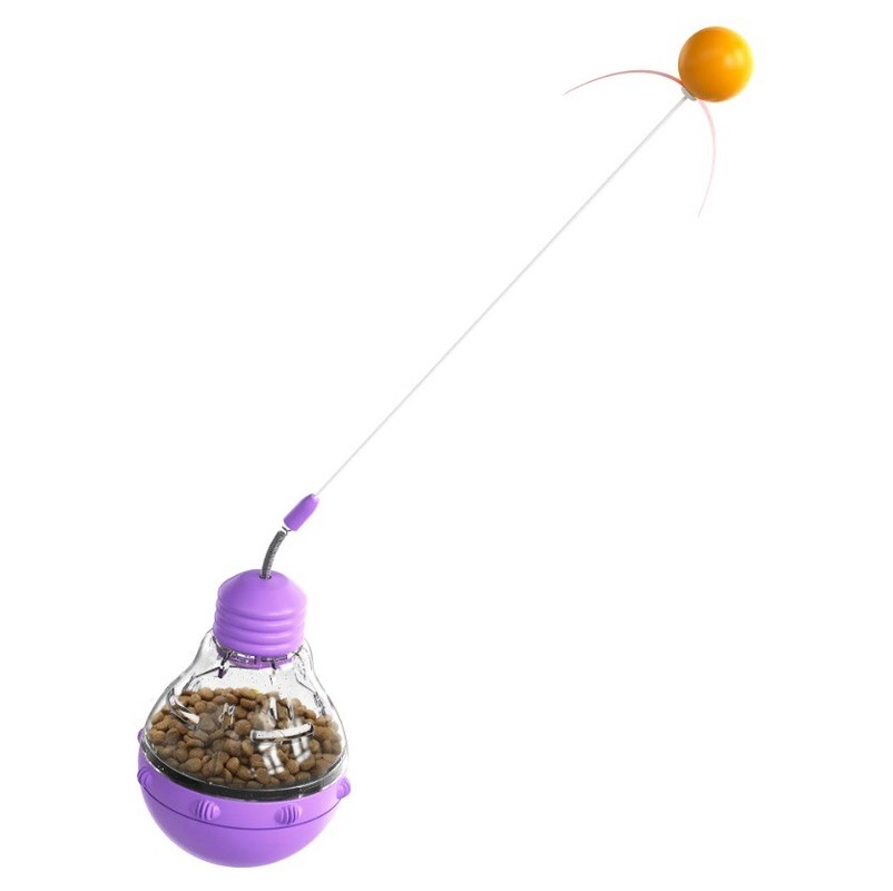 Gepersonaliseerd logo Acceptabel Slow Food Dispenser Feeder Katten speelgoedballen voor binnenkatten