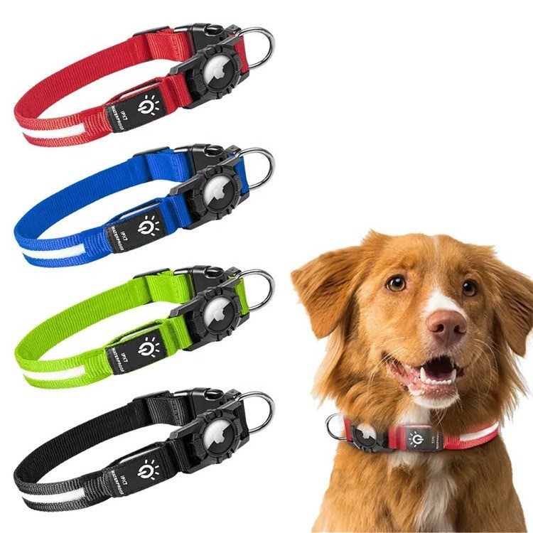 Verstelbare USB oplaadbare super helder veiligheidslicht Led honden kraag voor actieve honden