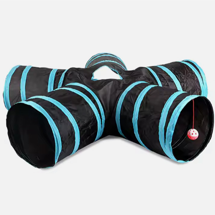 Veilig en duurzaam 3 Way 4 Way 5 Way Cat Tunnel Toy met het voordeel van zacht milieuvriendelijk